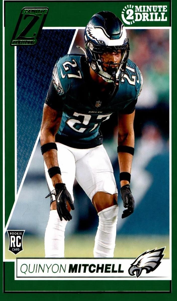 2024 Panini Zenith Football Two Minute Drill Quinyon Mitchell #182