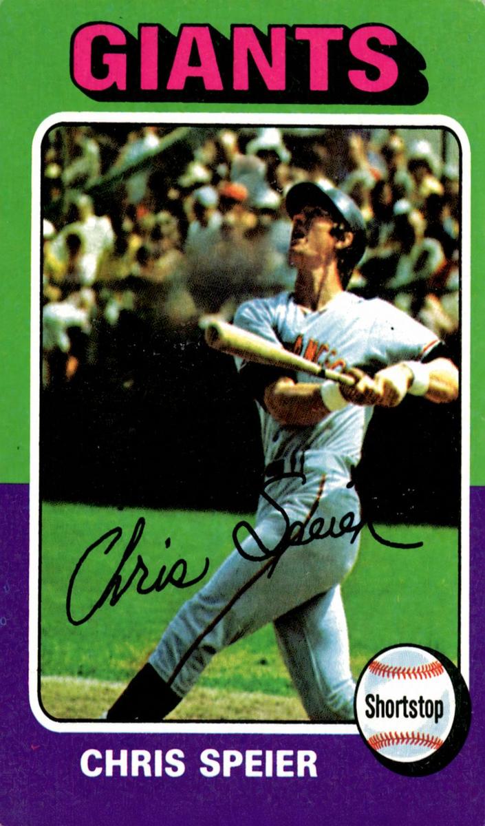 1975 O-Pee-Chee Baseball Chris Speier #505