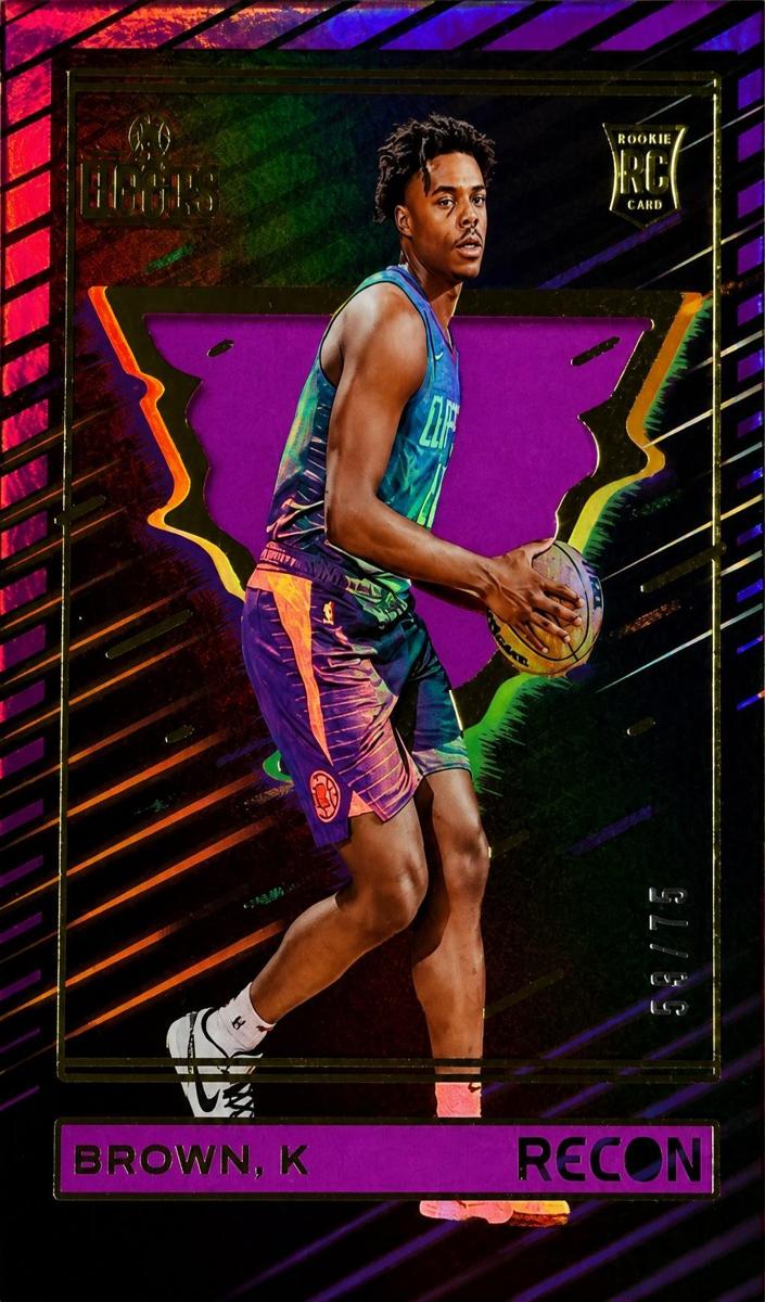 2023 Panini Recon Basketball Holo Purple Kobe Brown #223