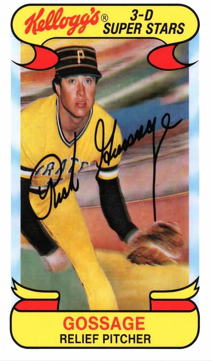 1978 Kellogg's 3-D Super Stars Baseball Rich Gossage #8 PSA 9