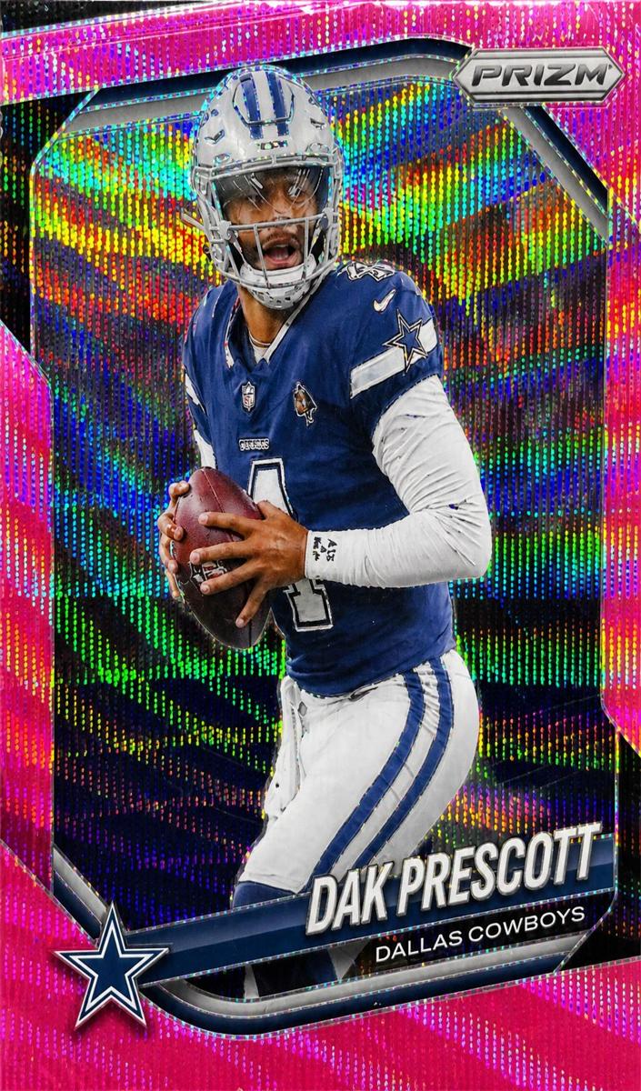 2025 Panini Prizm Football Pink Wave Dak Prescott #57