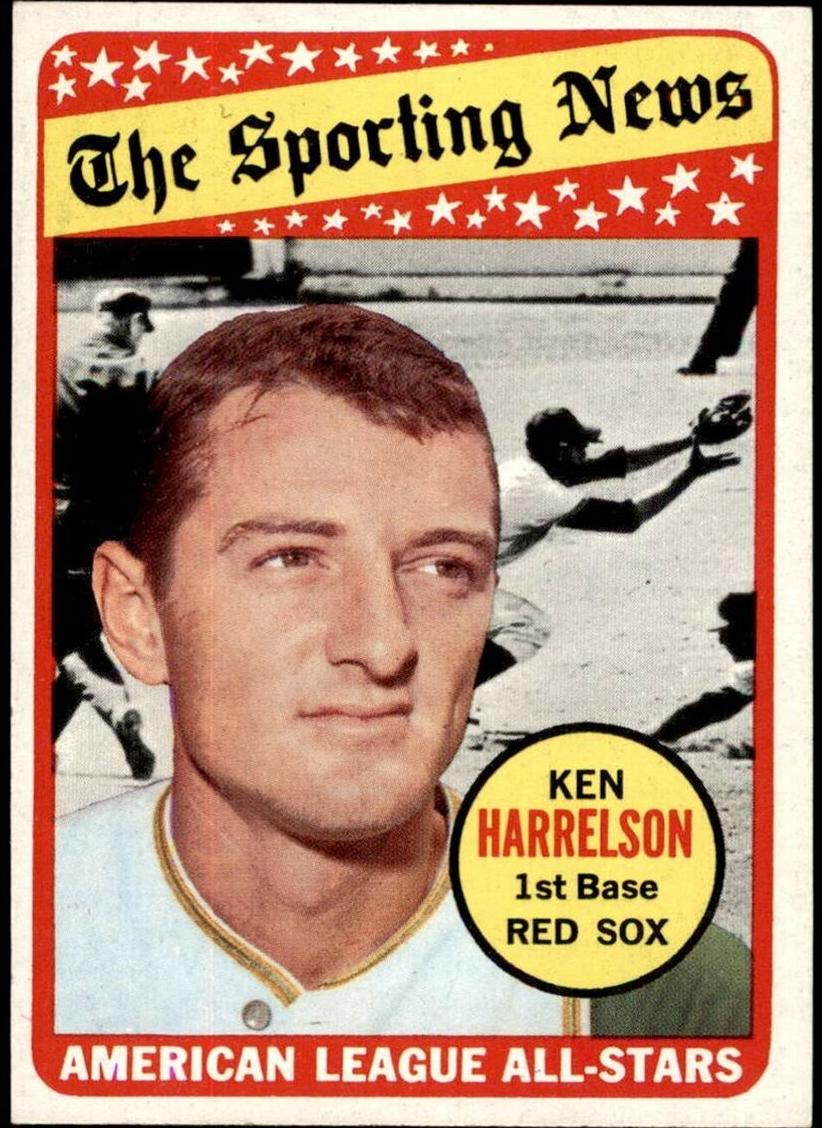 1969 Topps Baseball All-Star Ken Harrelson #417