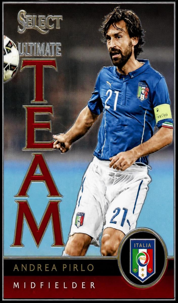 2015 Panini Select Soccer Red Andrea Pirlo #9