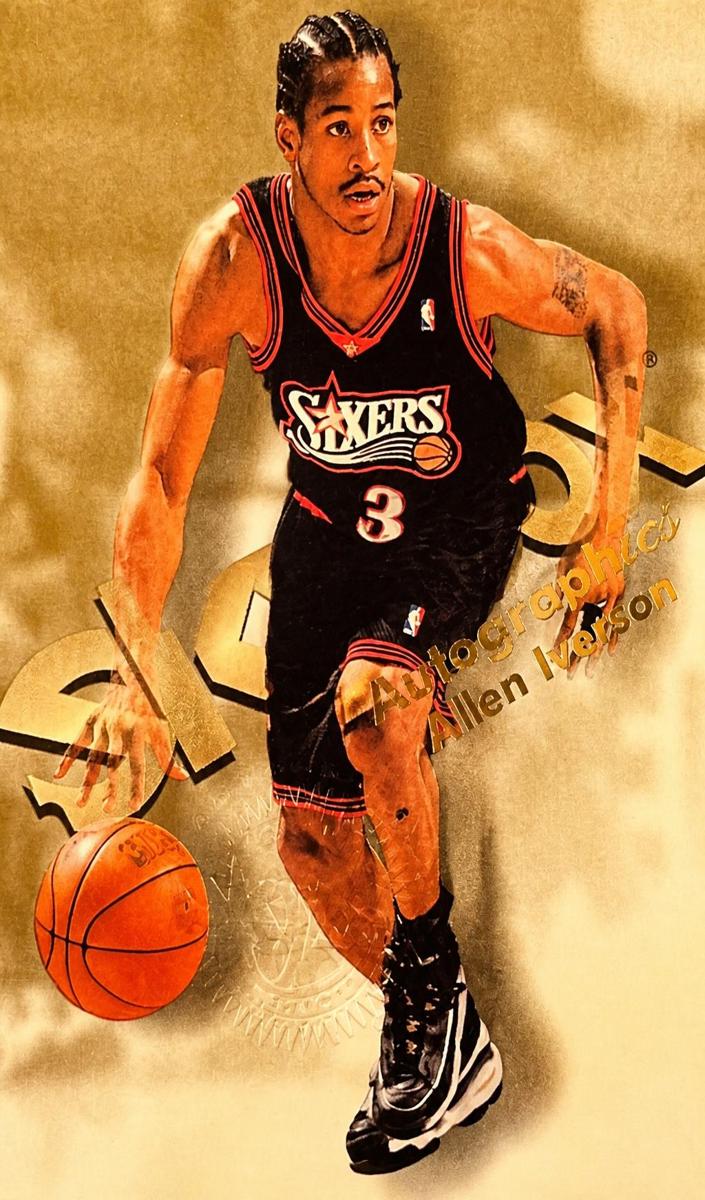 1998 Skybox Premium Basketball Allen Iverson #nno BGS 9