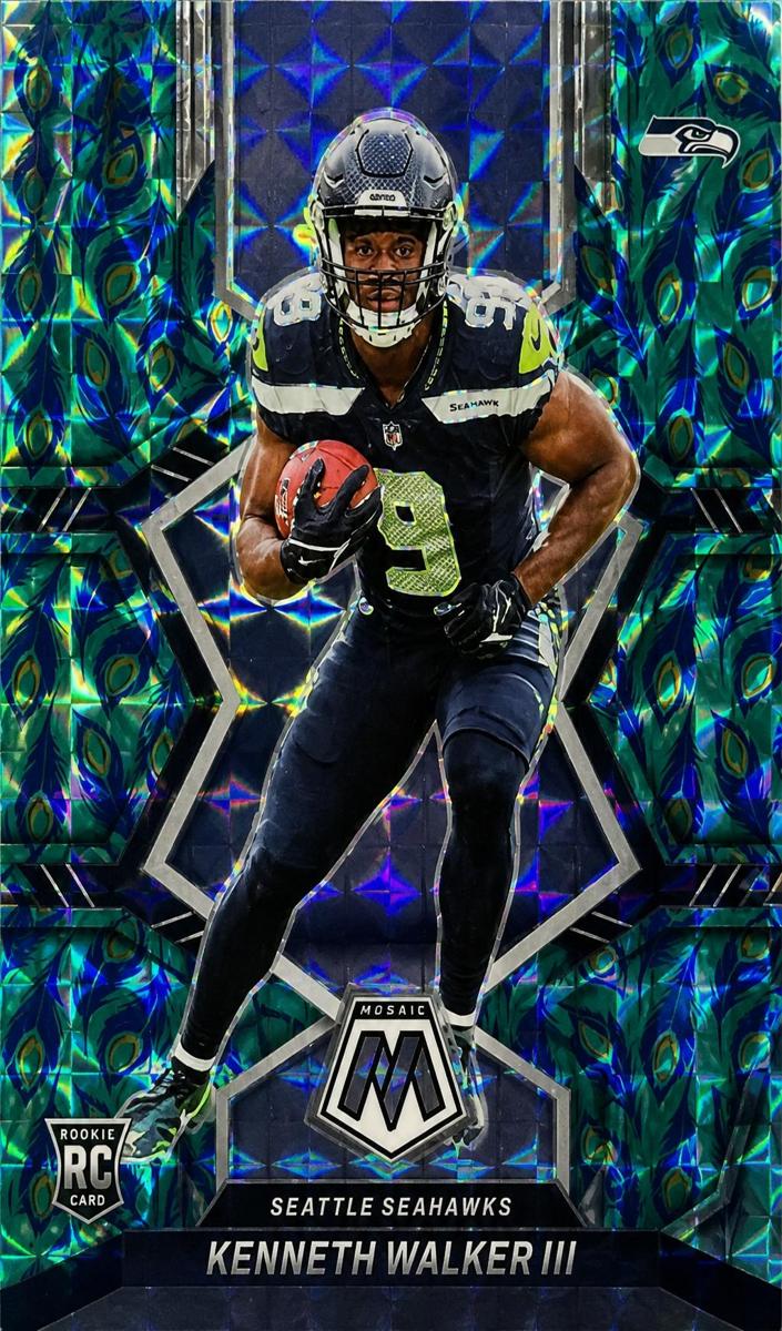 2022 Panini Mosaic Football Choice Peacock Kenneth Walker III #308