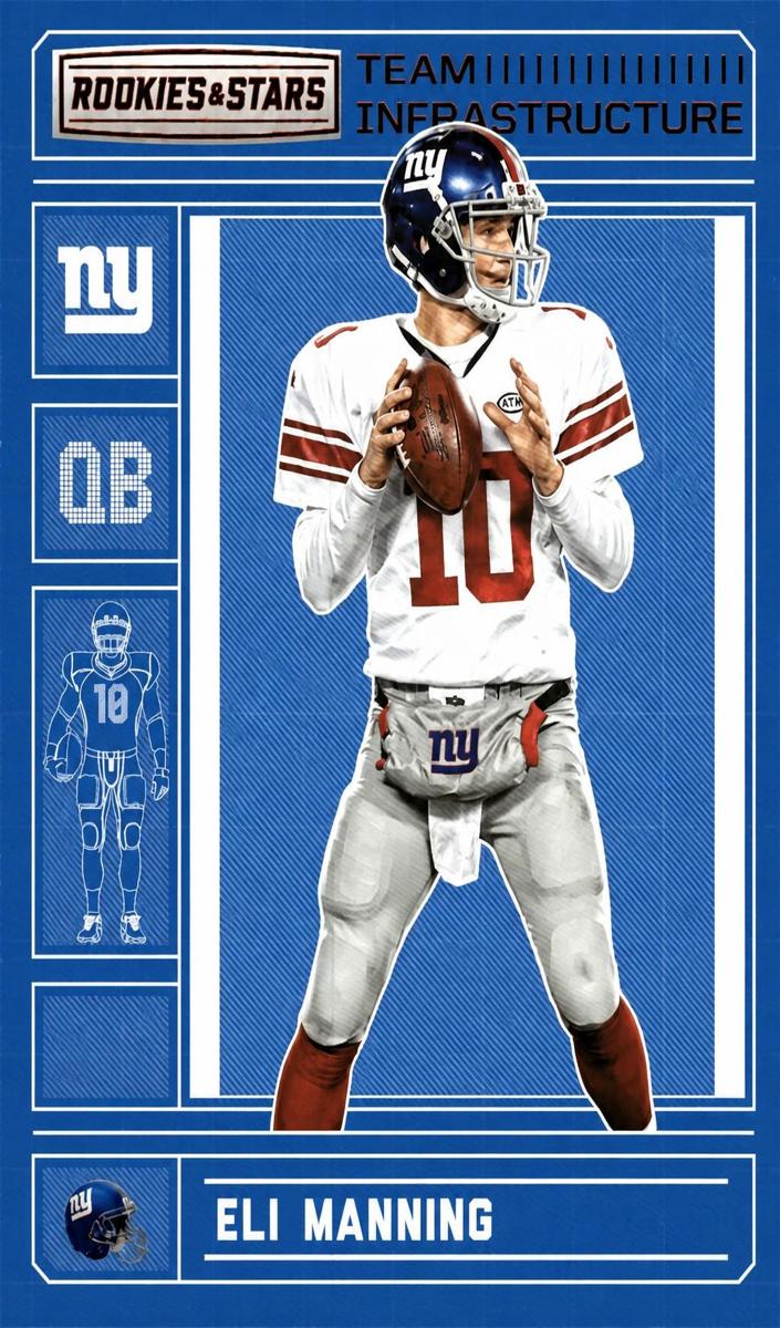 2016 Panini Rookies and Stars Football Eli Manning #10