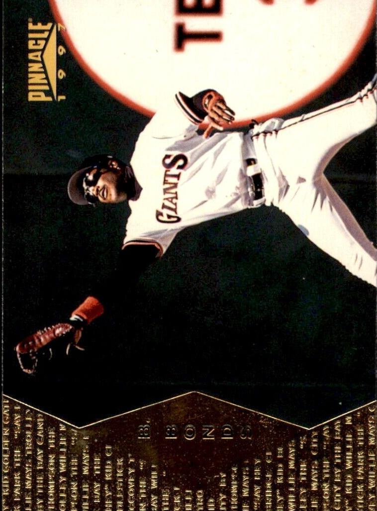 1997 Pinnacle Baseball Barry Bonds #97 PSA 8