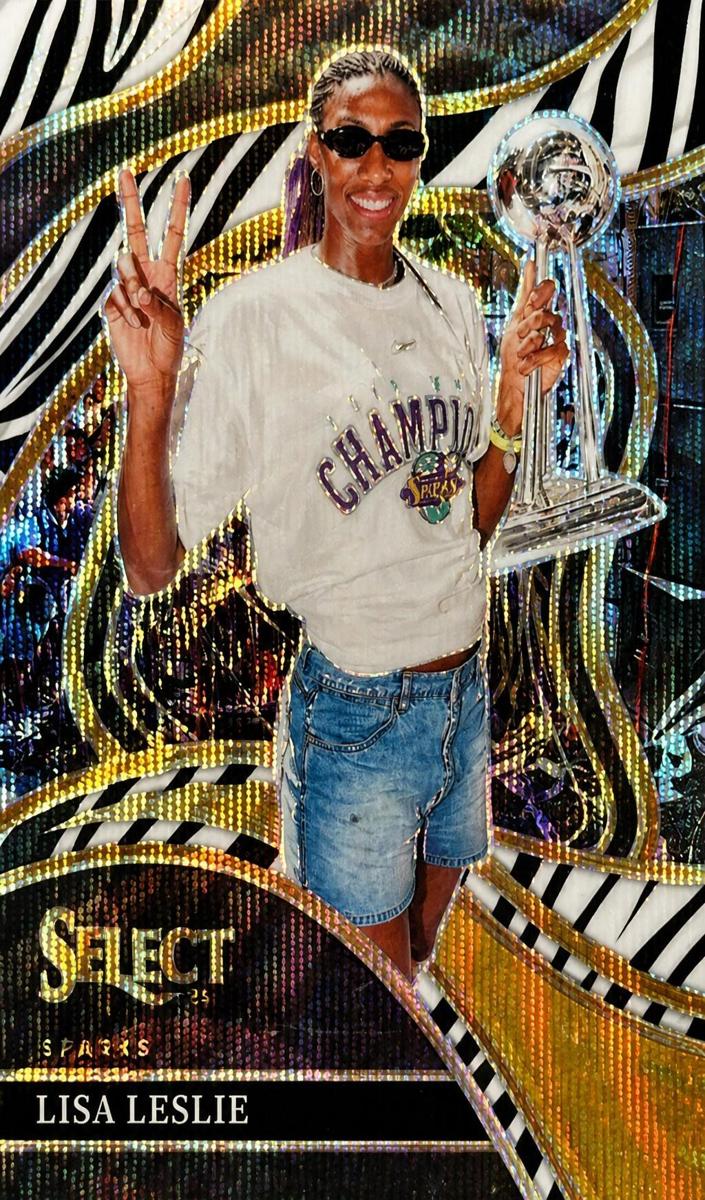 2024 Panini Select WNBA Basketball Zebra Lisa Leslie #249 PSA 9