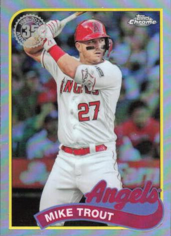 2024 Topps Chrome Baseball Mike Trout #89CB-1