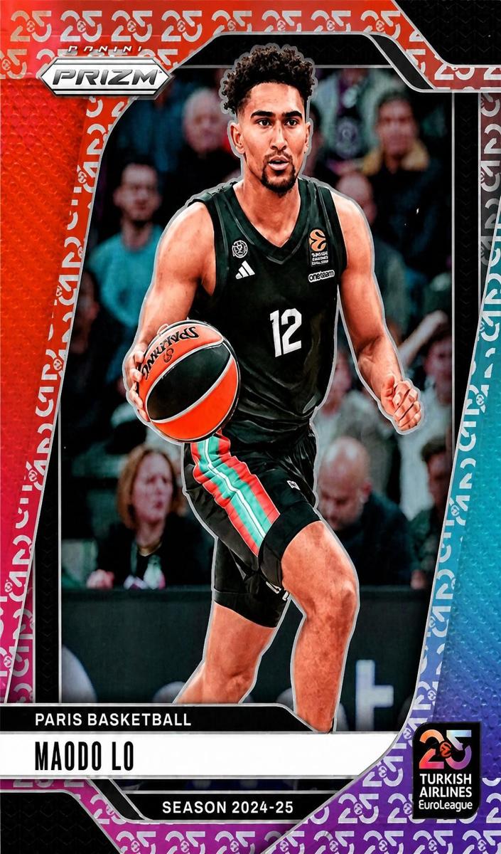 2024 Panini Prizm Turkish Airlines EuroLeague Basketball 25th Anniversary Maodo Lo #83