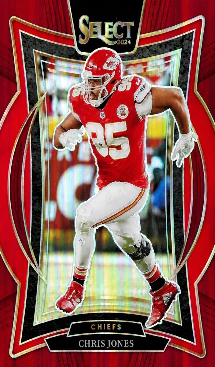 2024 Panini Select Football Maroon Chris Jones #19