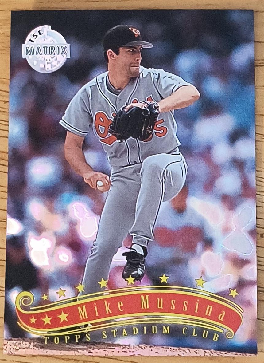 1997 Topps Stadium Club Baseball Matrix Mike Mussina #21