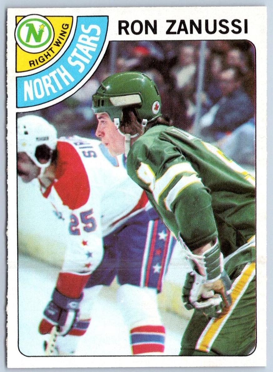 1978 O-Pee-Chee Hockey Ron Zanussi #252