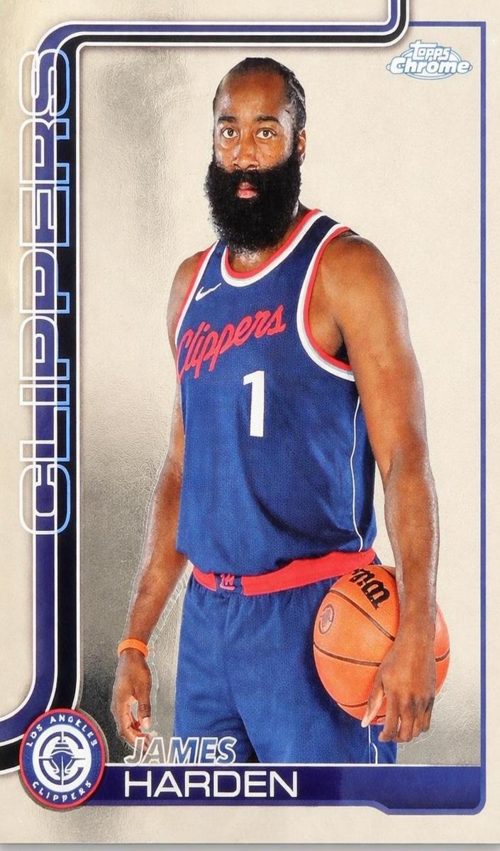 2025 Topps Chrome Basketball James Harden #54