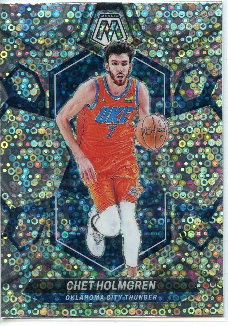2023 Panini Mosaic Basketball Fast Break Silver Chet Holmgren #30