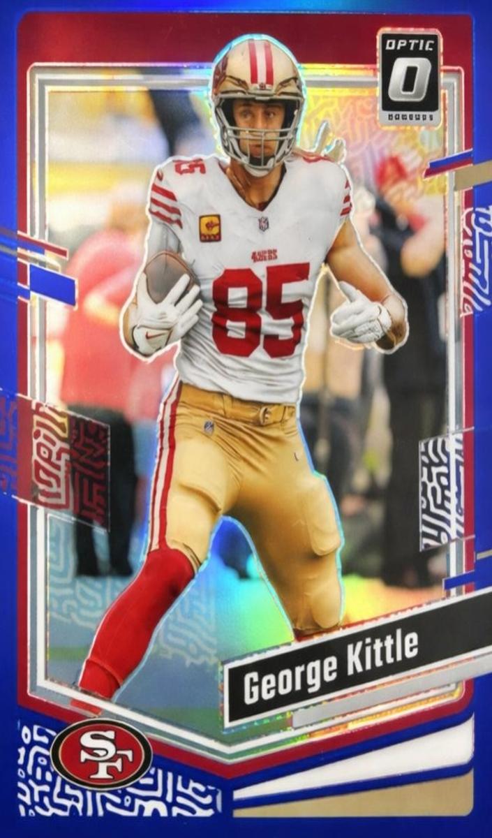 2023 Donruss Optic Football Blue George Kittle #172