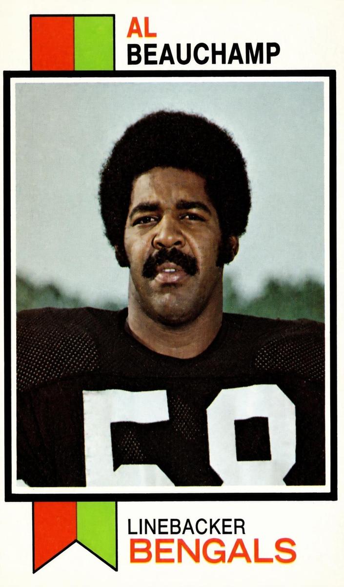 1973 Topps Football Al Beauchamp #337 PSA 8.5