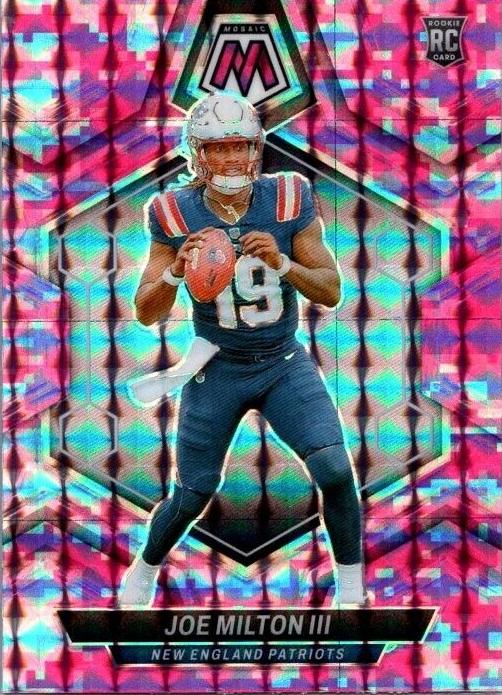 2024 Panini Mosaic Football Camo Pink Joe Milton III #397
