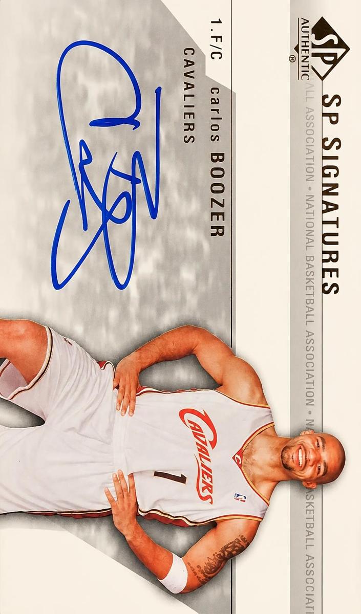 2003 SP Authentic Basketball Carlos Boozer #CO-A BGS 9.5