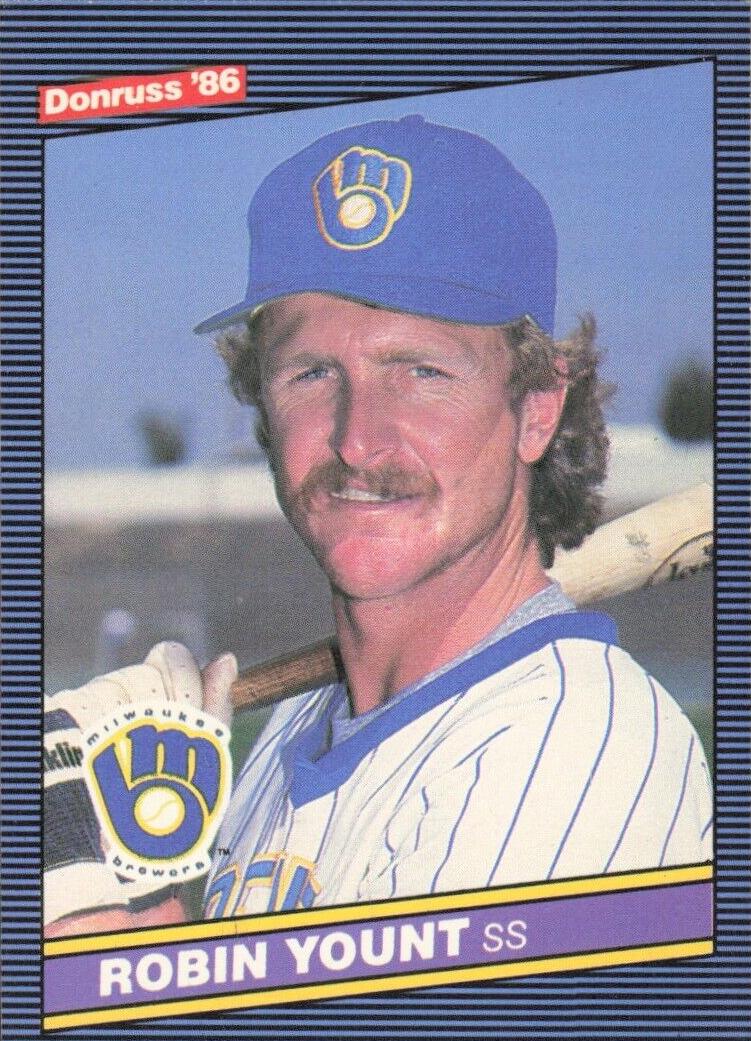 1986 Donruss Baseball Robin Yount #48