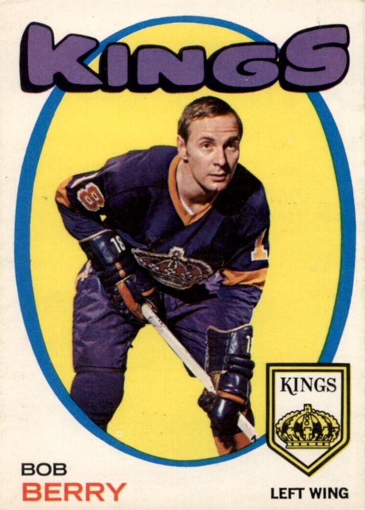 1971 O-Pee-Chee Hockey Bob Berry #76 PSA 7