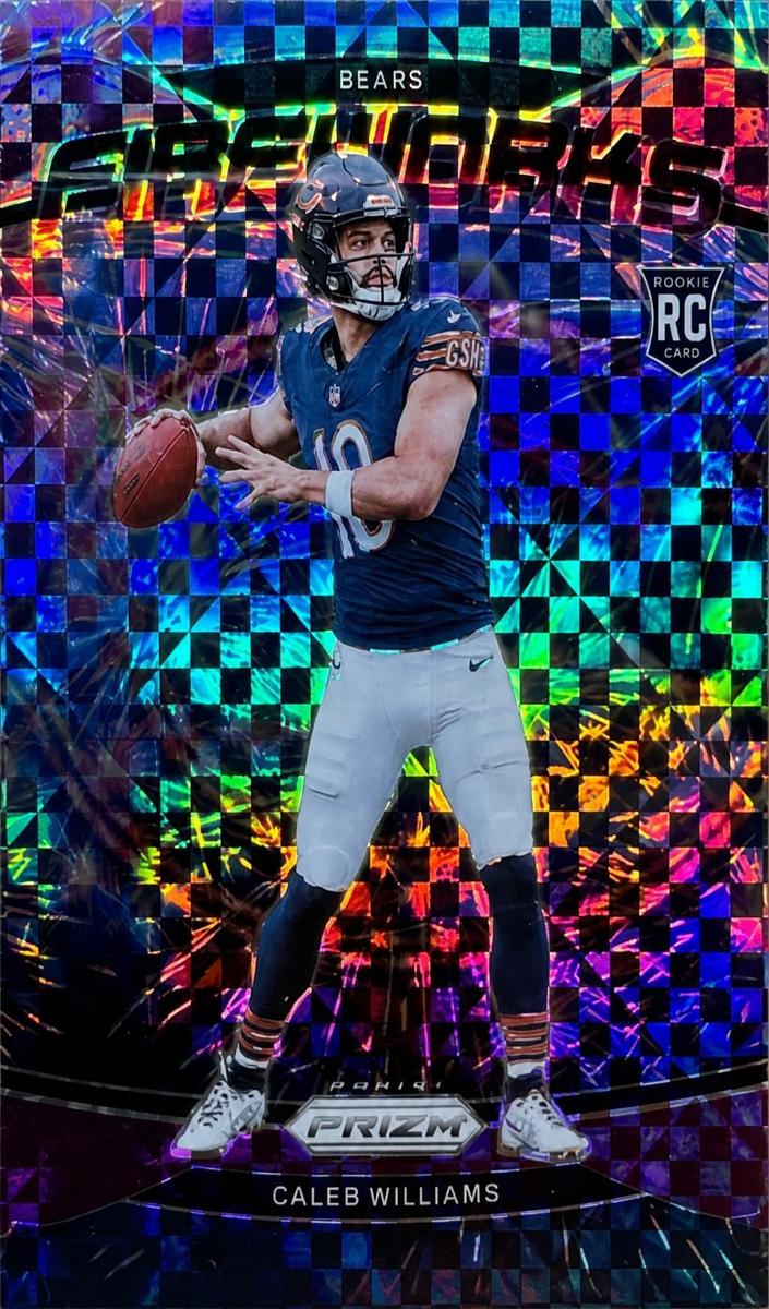 2024 Panini Prizm Football Purple Power Caleb Williams #25