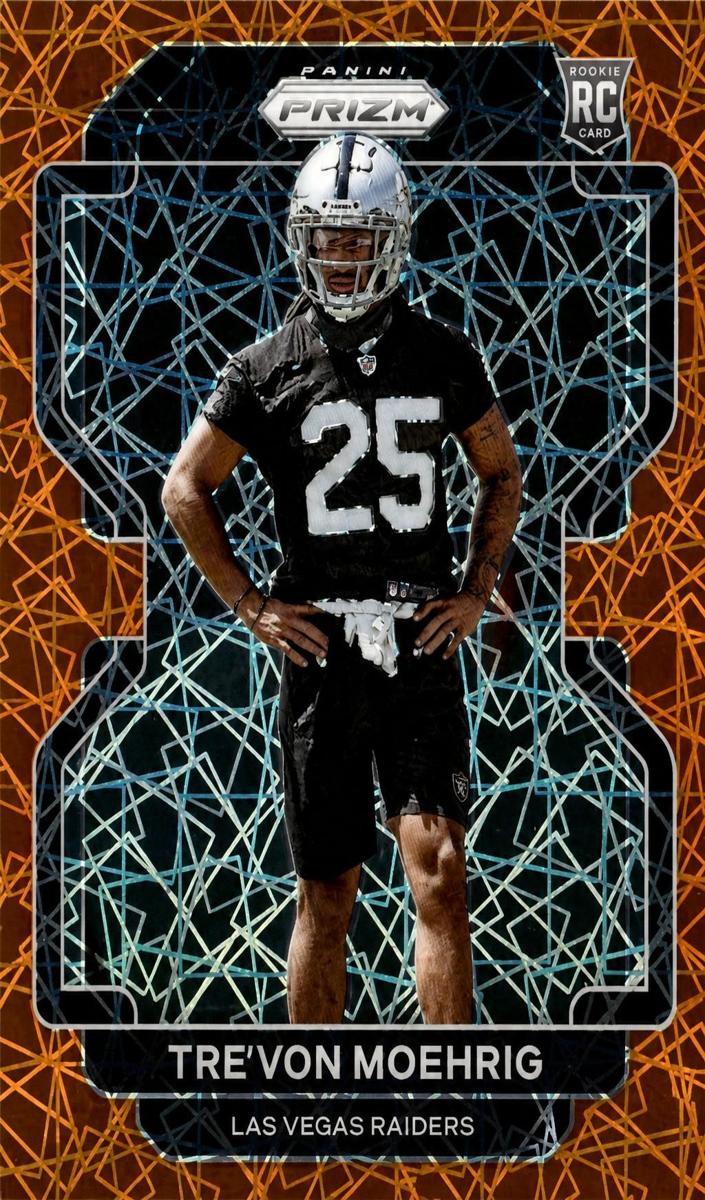 2021 Panini Prizm Football Lazer Tre'von Moehrig #393