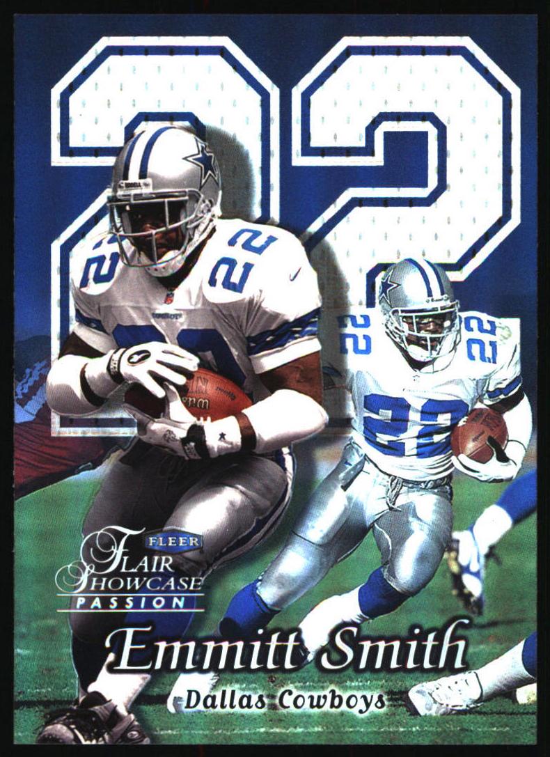 1999 Flair Showcase Football Emmitt Smith #88