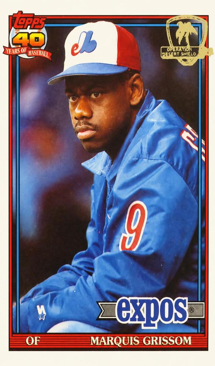 1991 Topps Baseball Marquis Grissom #283 PSA 10