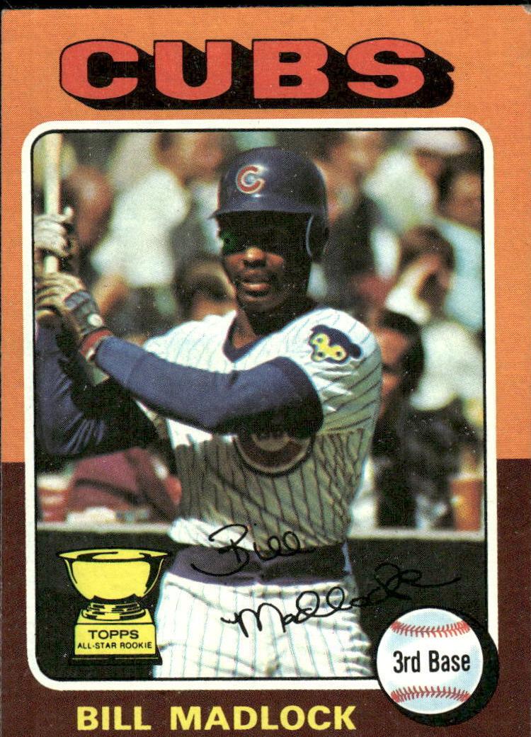 1975 Topps Baseball Bill Madlock #104 PSA 6