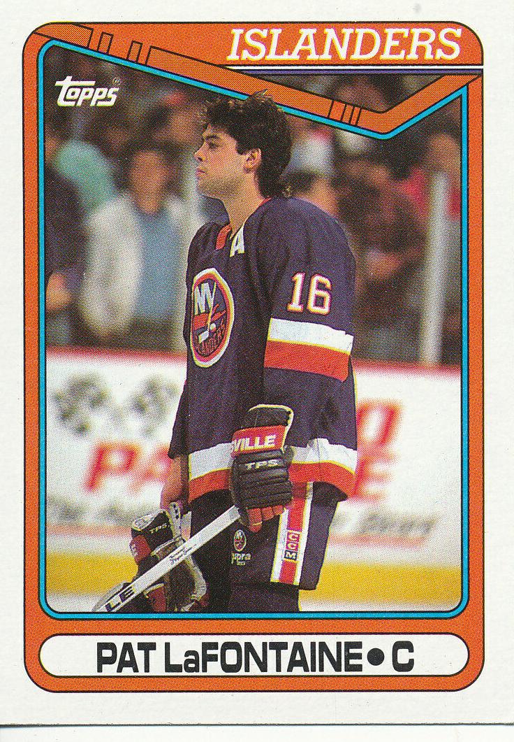 1990 Topps Hockey Pat LaFontaine #184