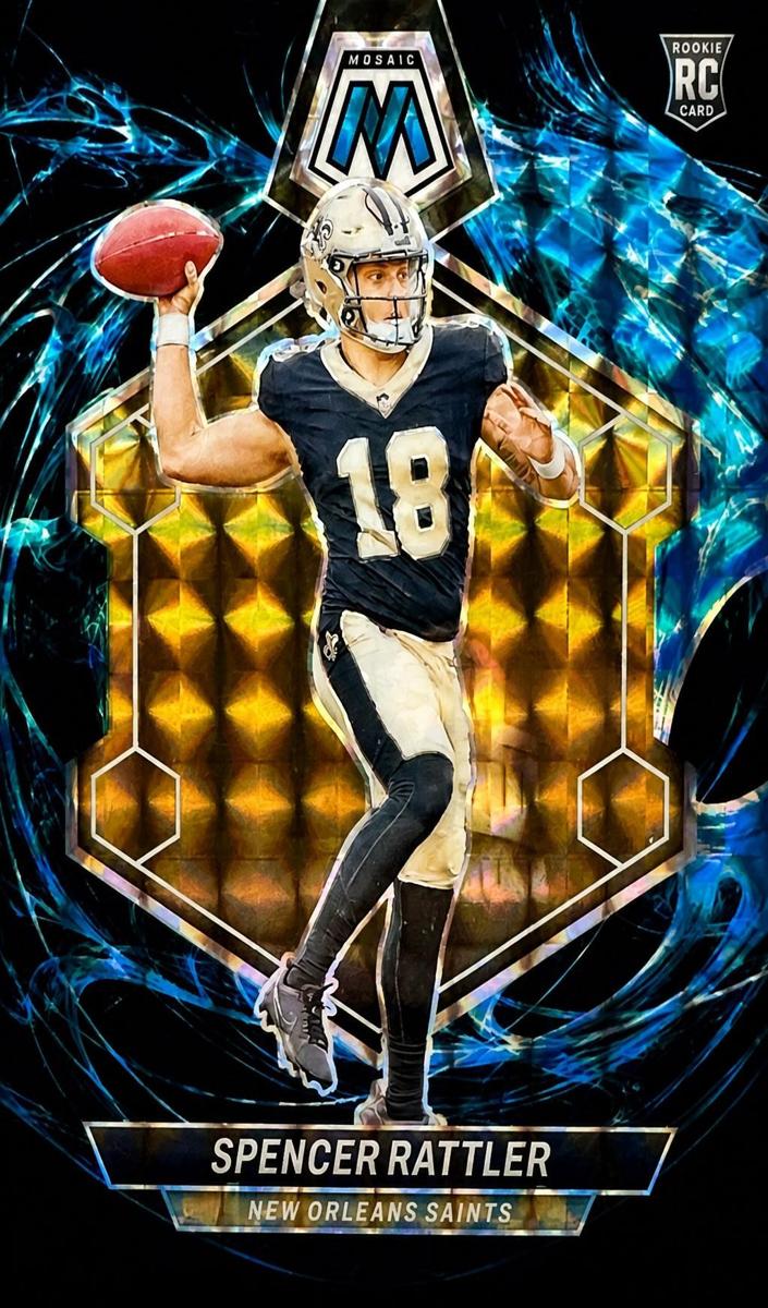 2024 Panini Mosaic Football Genesis Spencer Rattler #393