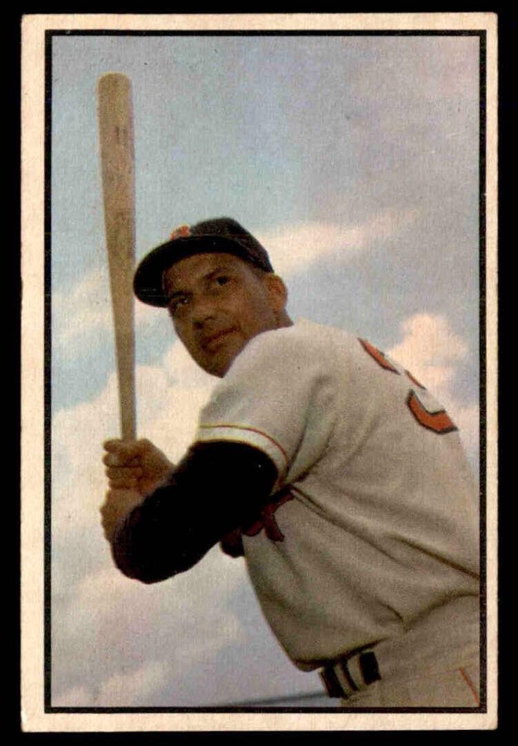 1953 Bowman Color Baseball Clyde Vollmer #152 PSA 7