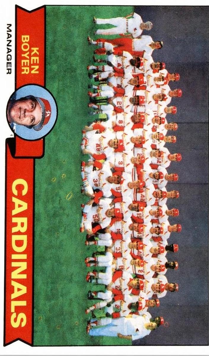 1979 Topps Baseball Cardinals Team #192 PSA 9