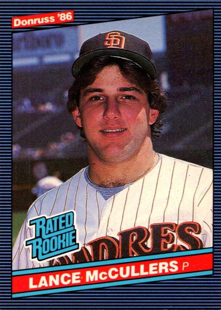 1986 Donruss Baseball Lance McCullers #41 PSA 9