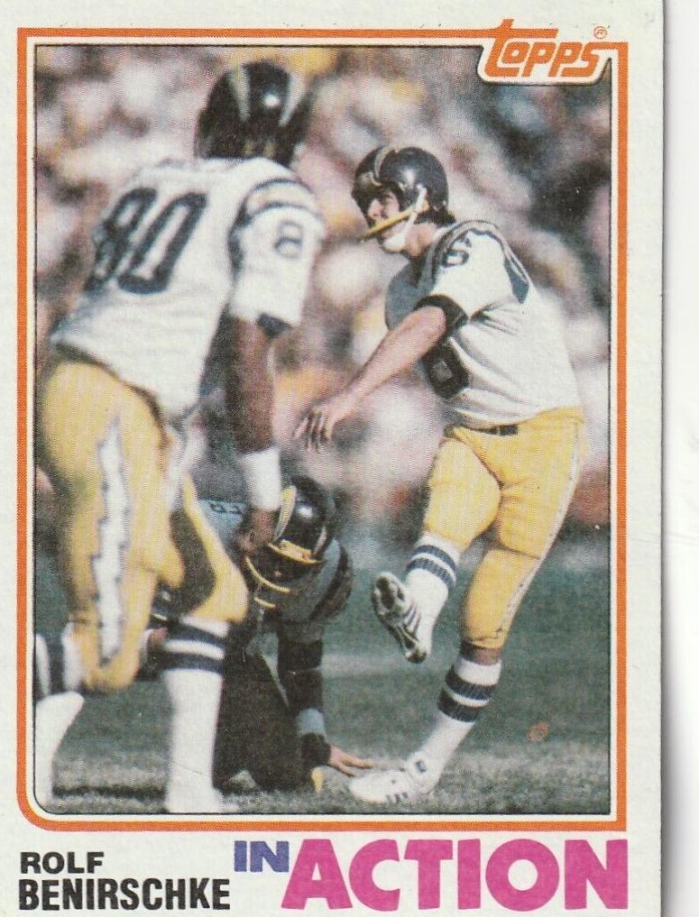 1982 Topps Football Rolf Benirschke #225 PSA 9