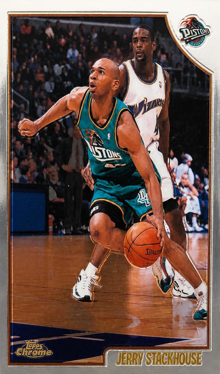 1998 Topps Chrome Basketball Jerry Stackhouse #10