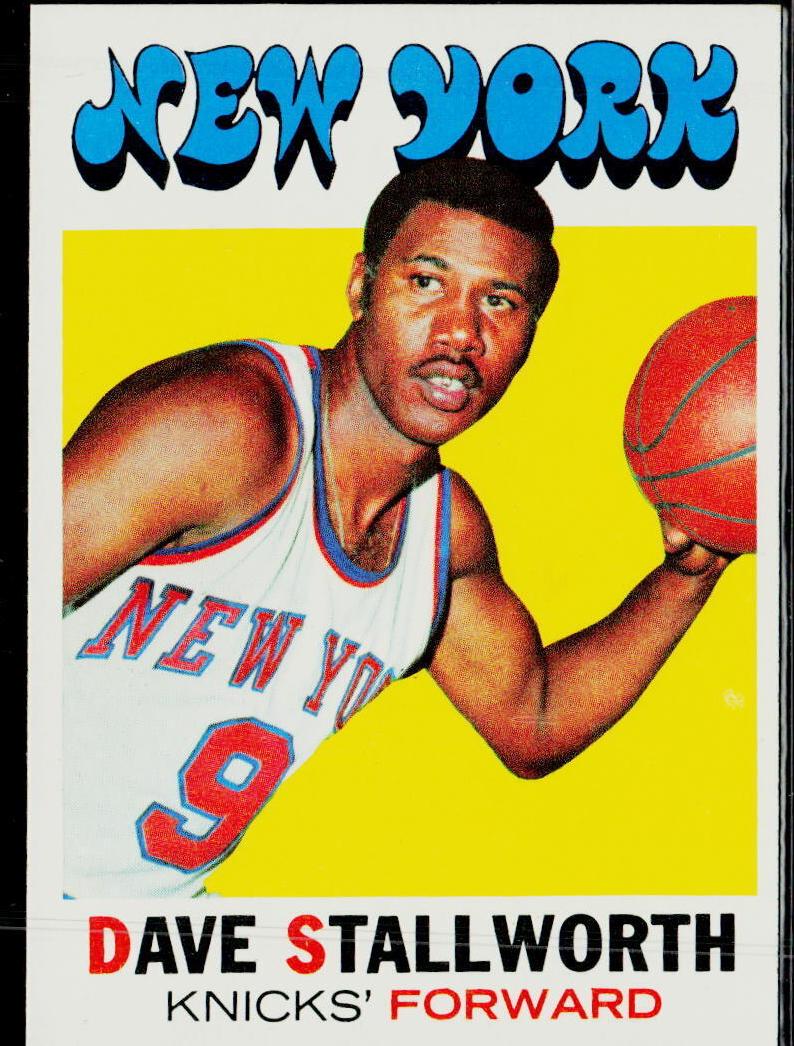 1971 Topps Basketball Dave Stallworth #49 PSA 7