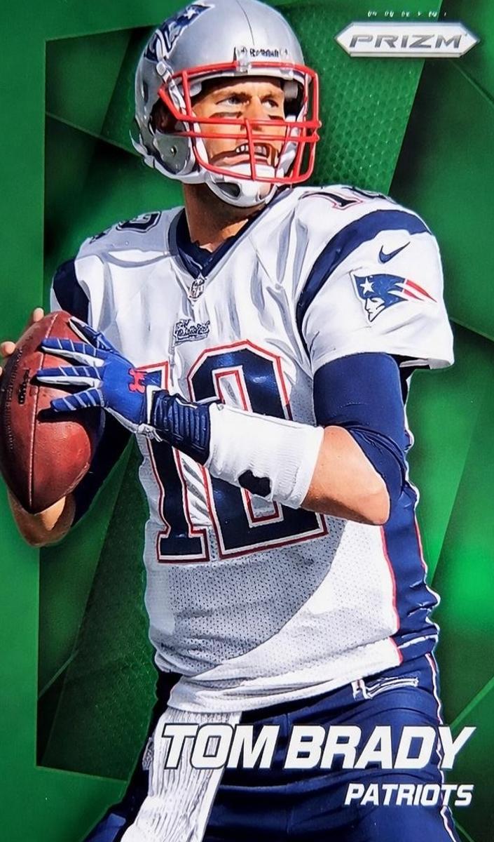 2014 Panini Prizm Football Green Tom Brady #36