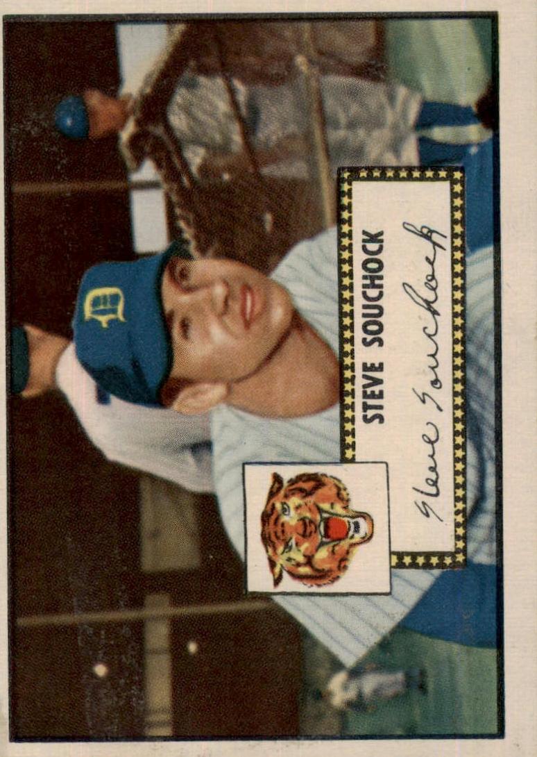 1952 Topps Baseball Steve Souchock #234 PSA 5.5