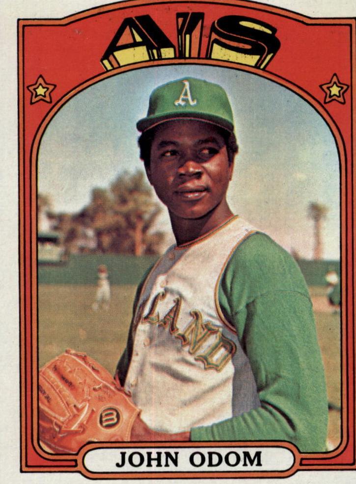 1972 Topps Baseball John Odom #557 PSA 6