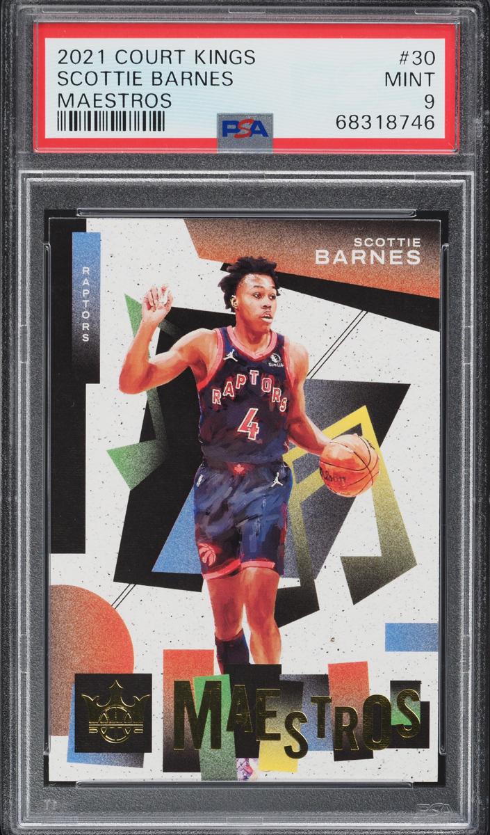 2021 Panini Court Kings Basketball Scottie Barnes #30 PSA 8.5