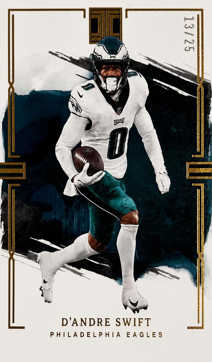 2023 Panini Impeccable Football Bronze D'Andre Swift #60