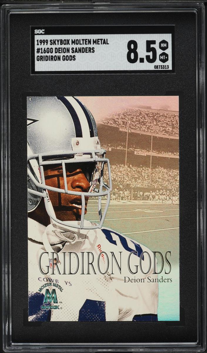 1999 Skybox Molten Metal Football Deion Sanders #16GG