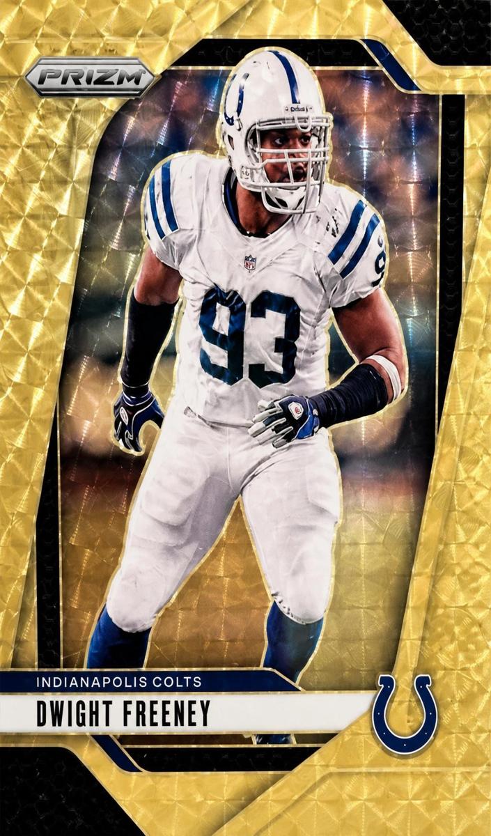 2024 Panini Prizm Football Gold Vinyl Dwight Freeney #127