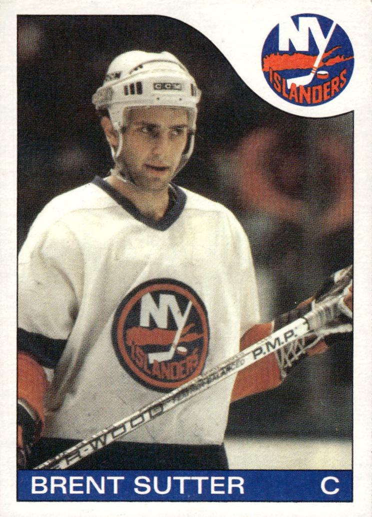 1985 Topps Hockey Brent Sutter #107