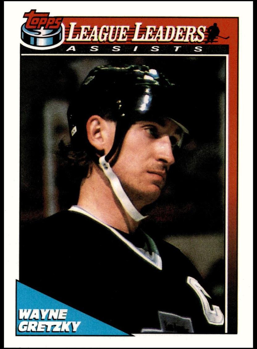 1991 Topps Hockey Wayne Gretzky #224 PSA 9