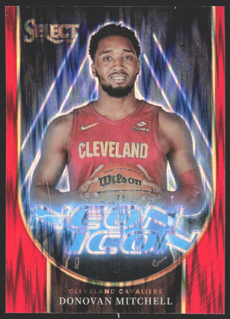 2023 Panini Select Basketball Red Donovan Mitchell #19