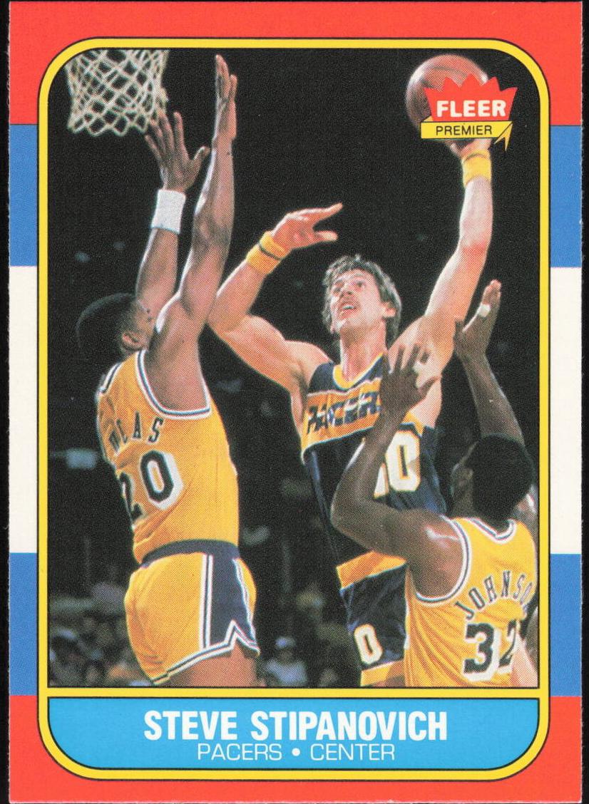 1986 Fleer Basketball Steve Stipanovich #106