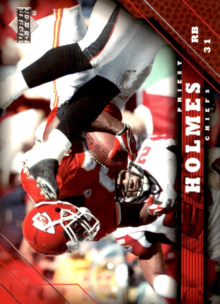 2005 Upper Deck Football Priest Holmes #91